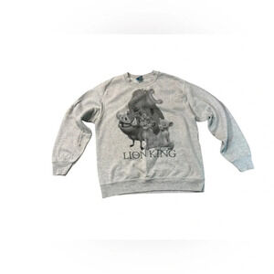 GUC VINTAGE Lion King FREEZE 1990’s Sweatshirt Sz Med 1 1/2 spot on right arm